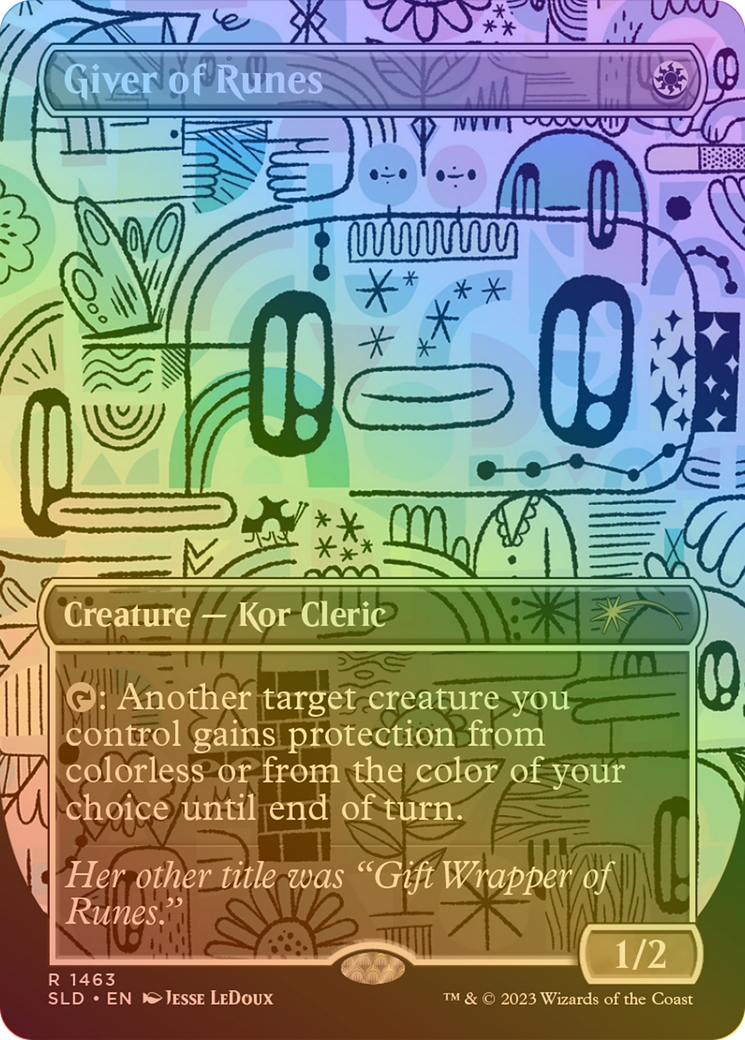 Image of Giver of Runes (Rainbow Foil) [Secret Lair Drop Series]