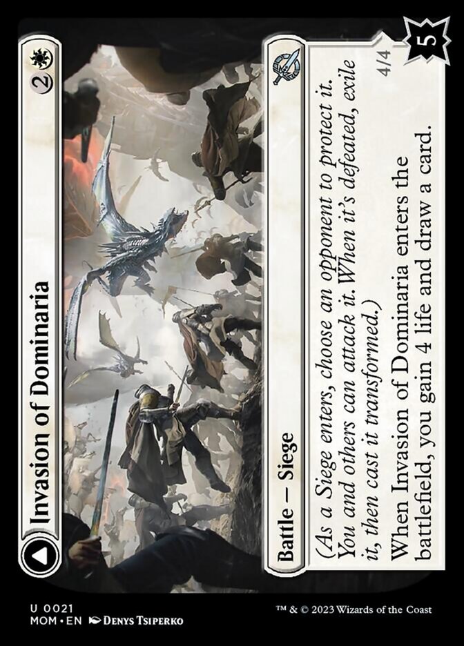 Image of Invasion of Dominaria // Serra Faithkeeper [March of the Machine]