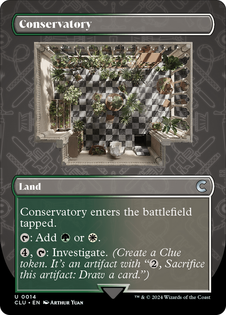 Image of Conservatory (Borderless) [Ravnica: Clue Edition]