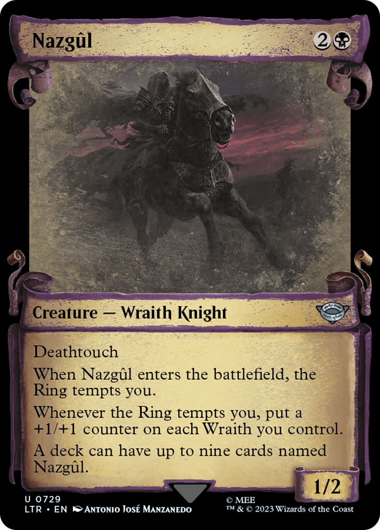 Image of Nazgul (0729) [The Lord of the Rings: Tales of Middle-Earth Showcase Scrolls]