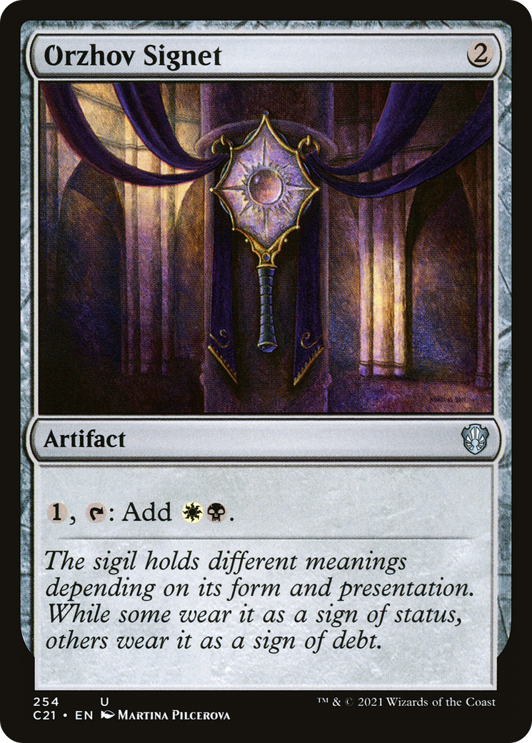 Image of Orzhov Signet [Commander 2021]