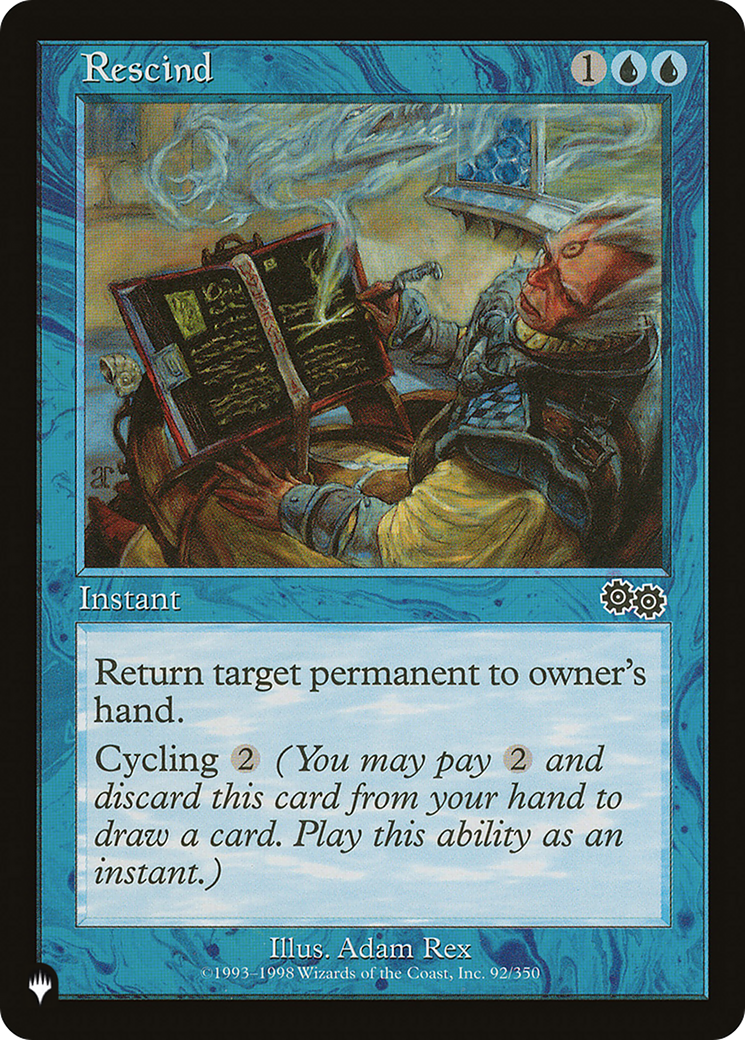Image of Rescind [The List]