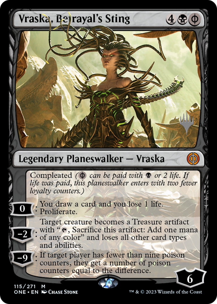 Image of Vraska, Betrayal's Sting (Promo Pack) [Phyrexia: All Will Be One Promos]
