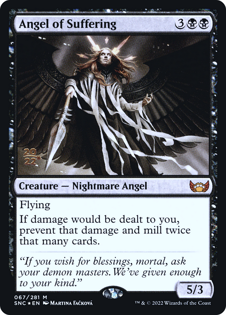 Image of Angel of Suffering [Streets of New Capenna Prerelease Promos]
