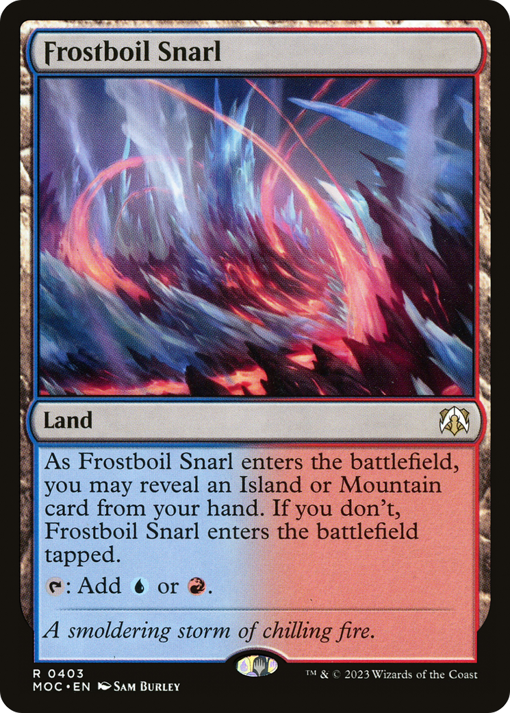 Image of Frostboil Snarl [March of the Machine Commander]
