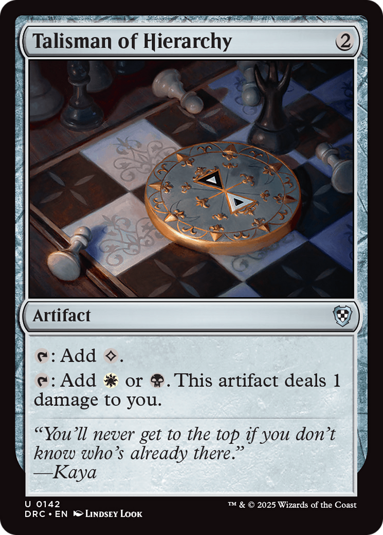 Image of Talisman of Hierarchy [Aetherdrift Commander]