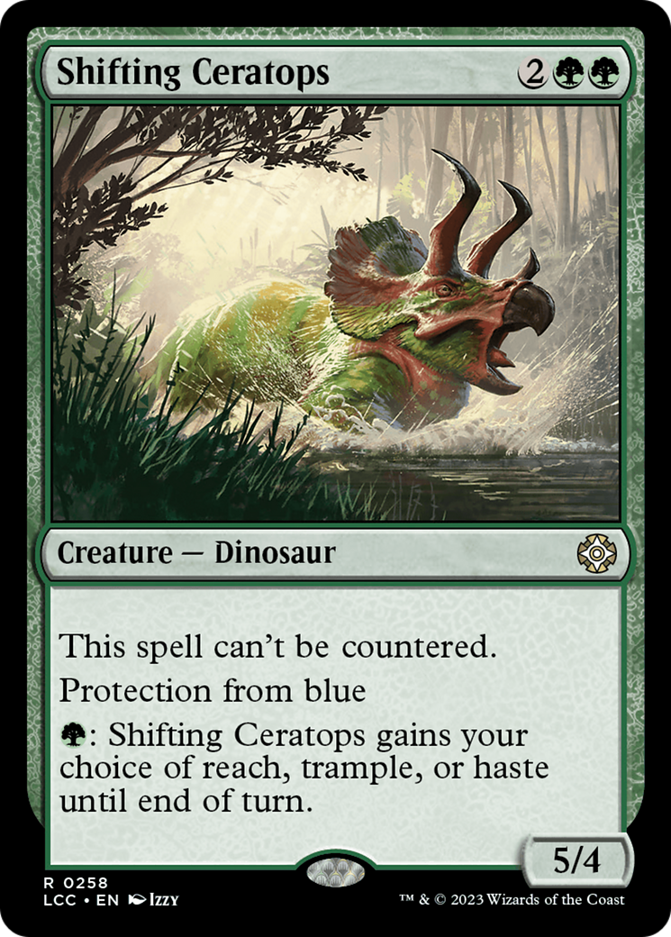 Image of Shifting Ceratops [The Lost Caverns of Ixalan Commander]
