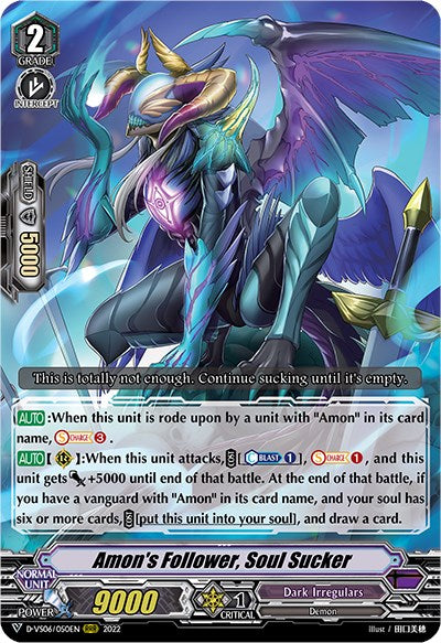 Image of Amon's Follower, Soul Sucker (D-VS06/050EN) [V Clan Collection Vol.6]