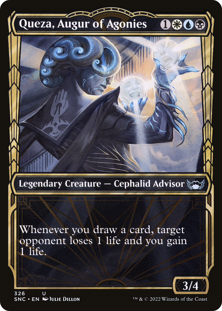 Image of Queza, Augur of Agonies (Showcase Golden Age) [Streets of New Capenna]