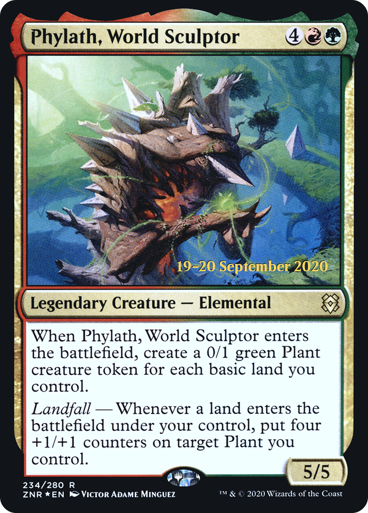 Image of Phylath, World Sculptor [Zendikar Rising Prerelease Promos]