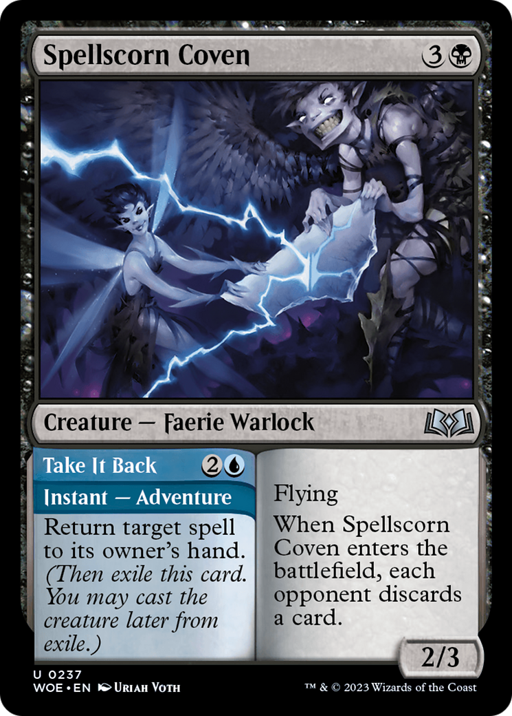 Image of Spellscorn Coven // Take It Back [Wilds of Eldraine]