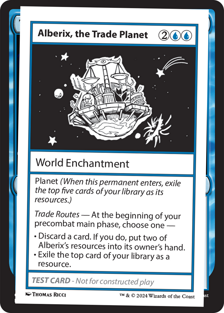 Image of Alberix, the Trade Planet [Mystery Booster 2 Playtest Cards]