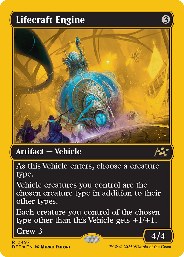 Image of Lifecraft Engine (First-Place Foil) [Aetherdrift]
