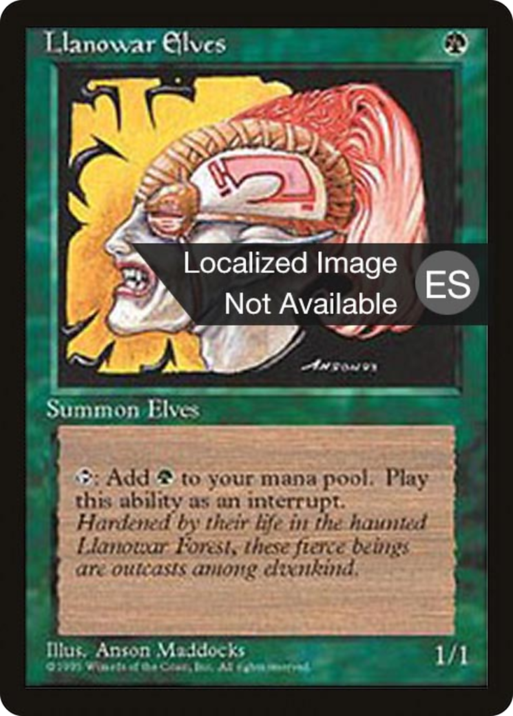 Image of Llanowar Elves [Fourth Edition (Foreign Black Border)]