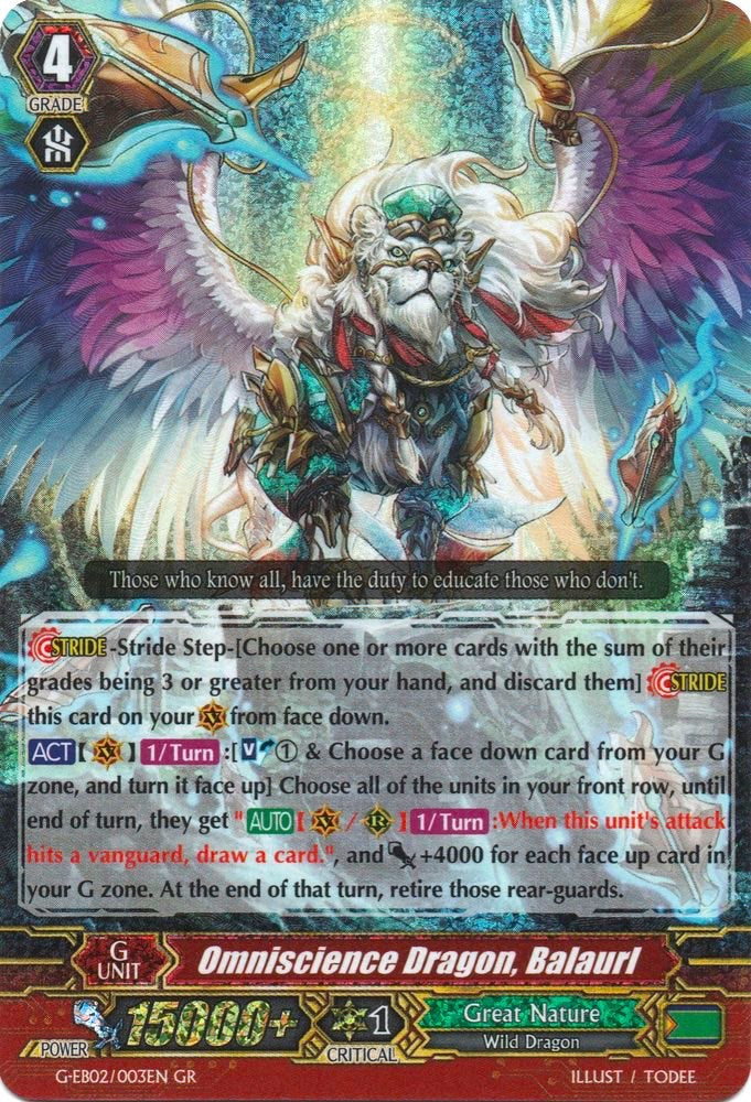 Image of Omniscience Dragon, Balaurl (G-EB02/003EN) [The AWAKENING ZOO]