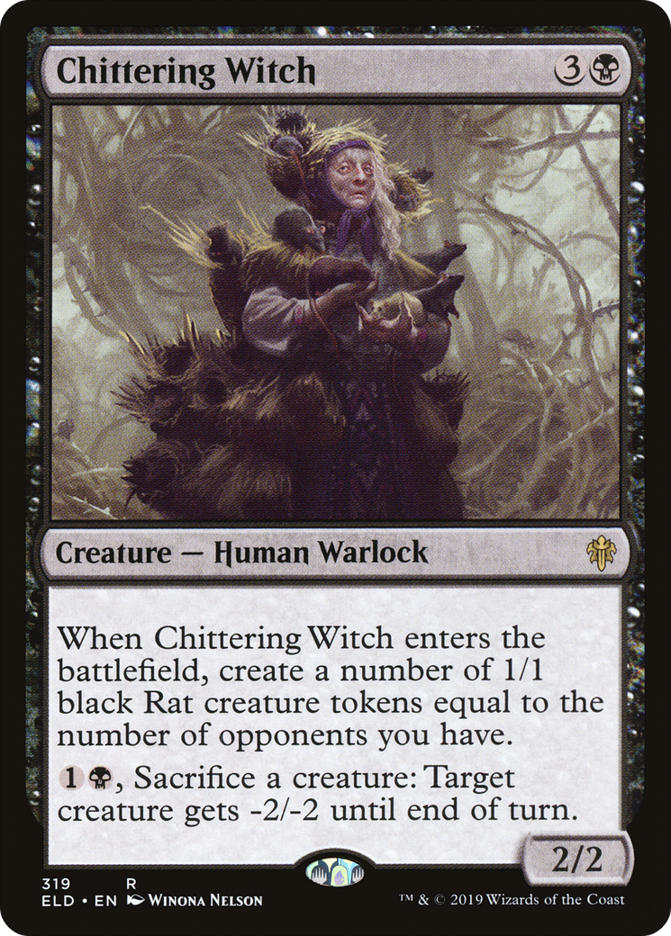 Image of Chittering Witch [Throne of Eldraine]