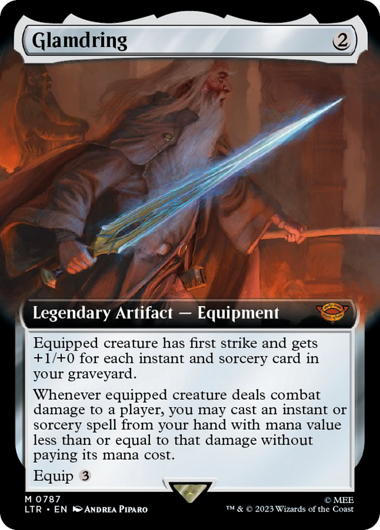 Image of Glamdring (Extended Art) (Surge Foil) [The Lord of the Rings: Tales of Middle-Earth]