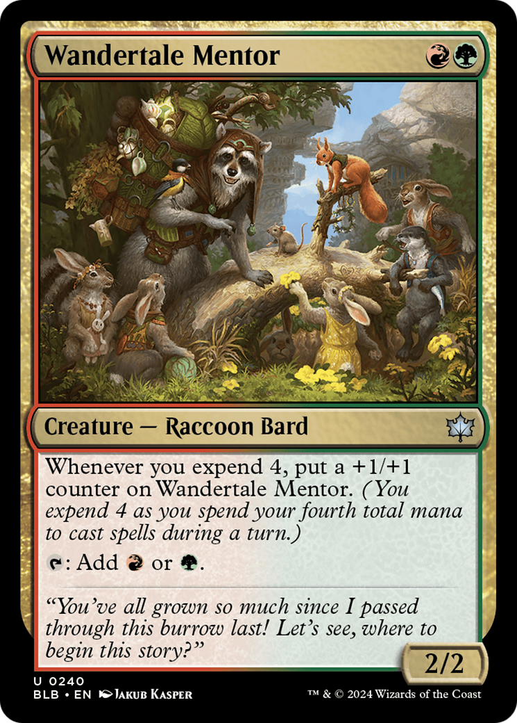 Image of Wandertale Mentor [Bloomburrow]