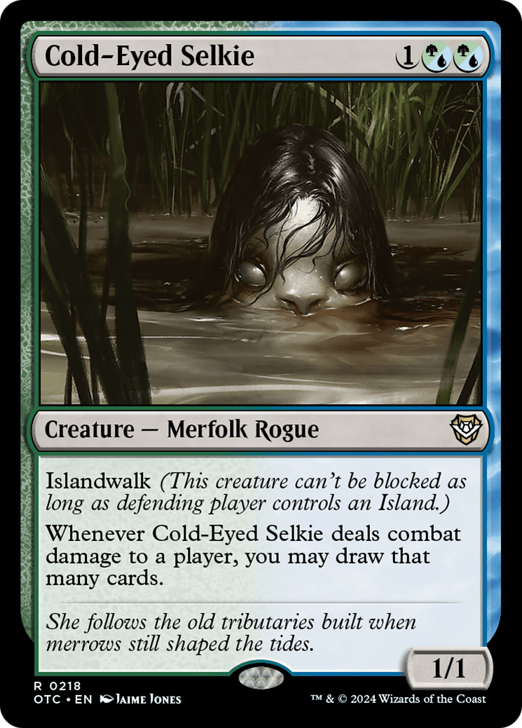 Image of Cold-Eyed Selkie [Outlaws of Thunder Junction Commander]