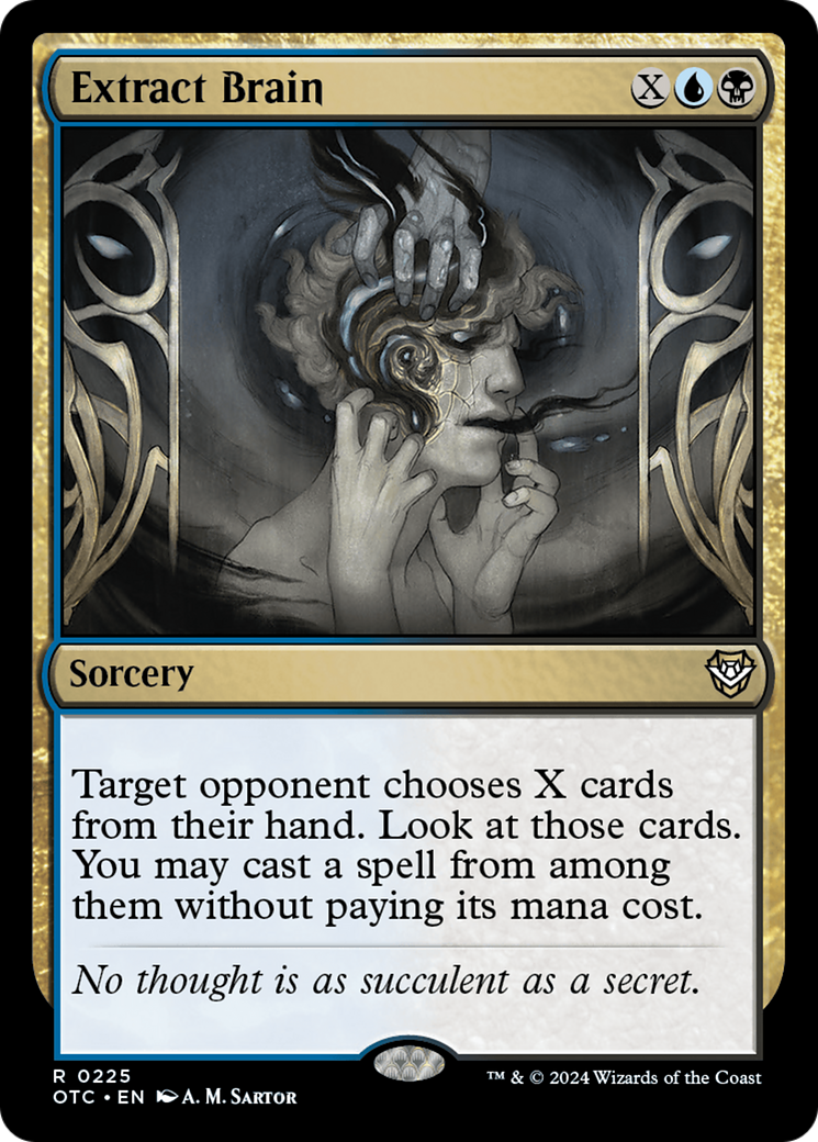 Image of Extract Brain [Outlaws of Thunder Junction Commander]