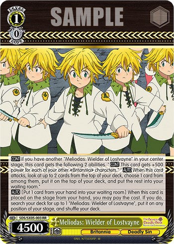 Image of Meliodas: Wielder of Lostvayne (Foil) [The Seven Deadly Sins: Revival of The Commandments]