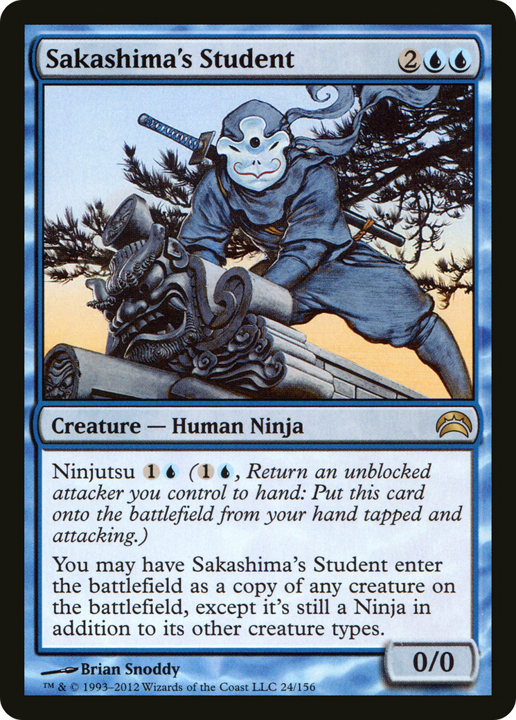 Image of Sakashima's Student (PC2-024) - Planechase 2012 Foil