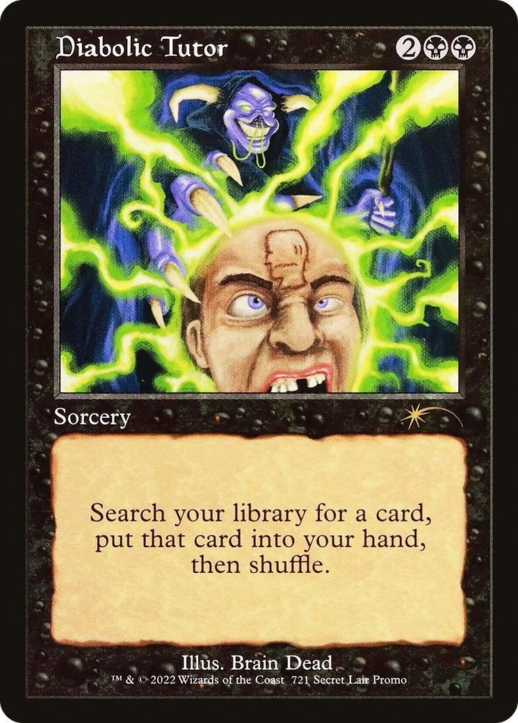 Image of Diabolic Tutor (Retro) [Secret Lair Drop Promos]