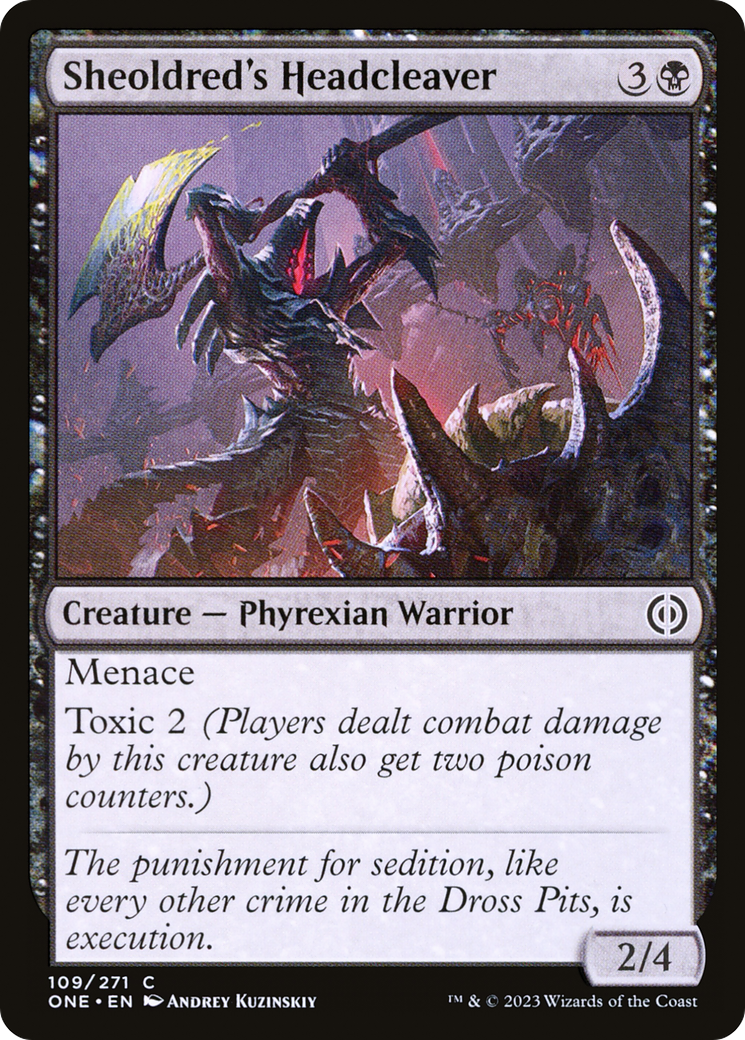 Image of Sheoldred's Headcleaver [Phyrexia: All Will Be One]
