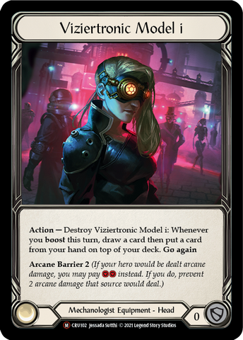 Viziertronic Model i [U-CRU102] (Crucible of War Unlimited)  Unlimited Rainbow Foil