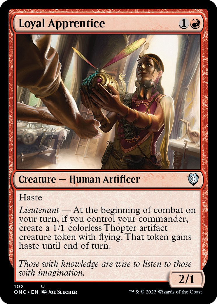 Image of Loyal Apprentice [Phyrexia: All Will Be One Commander]