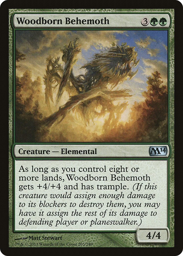 Image of Woodborn Behemoth [Magic 2014]