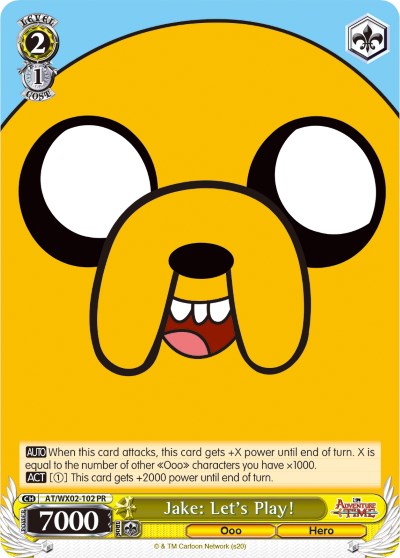 Image of Jake: Let's Play! (AT/WX02-102 PR) [Adventure Time]