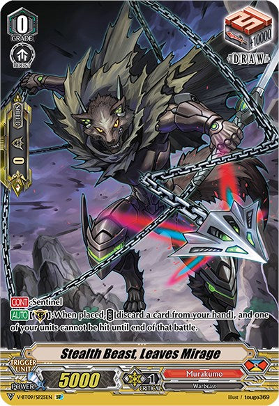 Image of Stealth Beast, Leaves Mirage (V-BT09/SP25EN) [Butterfly d'Moonlight]