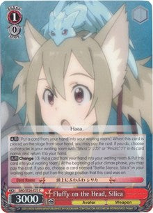 Image of Fluffy on the Head, Silica (SAO/SE26-E25 C) (Parallel Foil) [Sword Art Online II Vol.2]