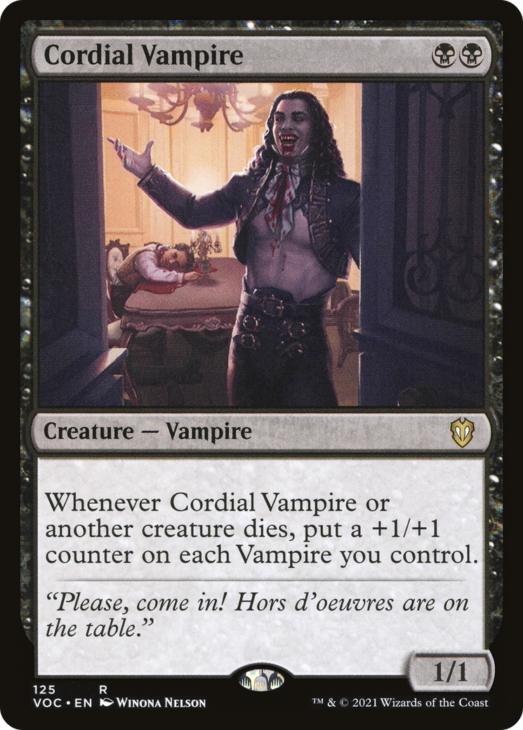 Image of Cordial Vampire [Innistrad: Crimson Vow Commander]