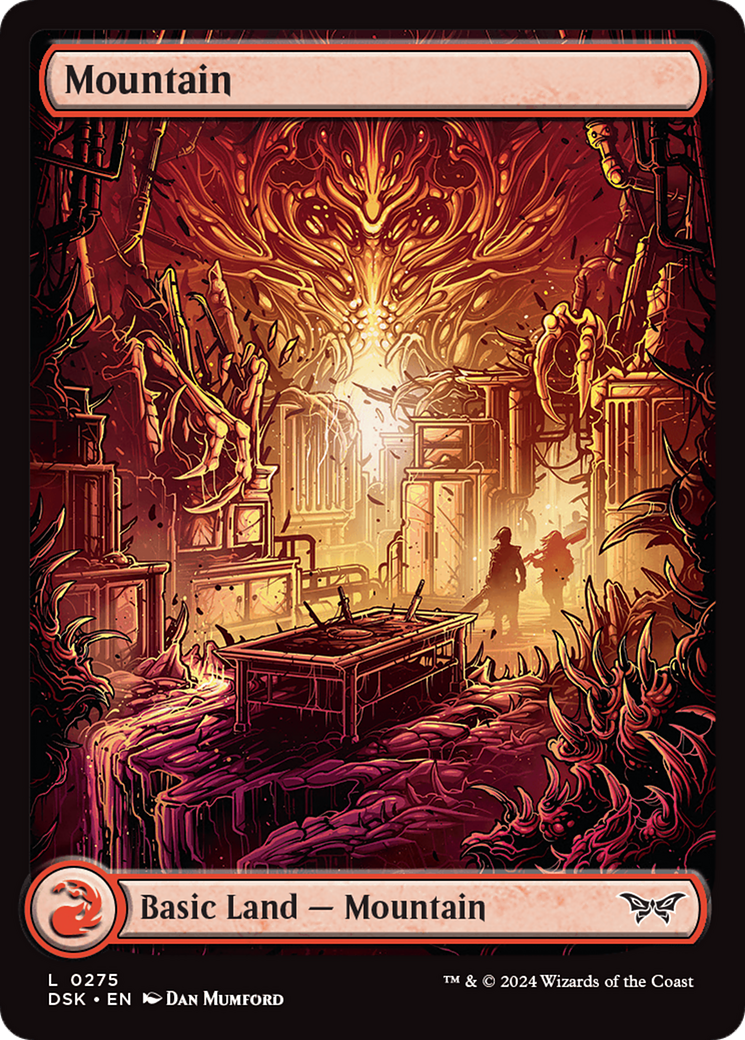 Image of Mountain (275) - Full Art [Duskmourn: House of Horror]
