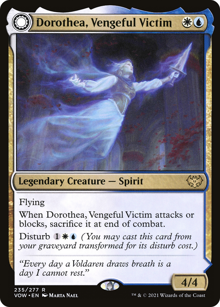 Image of Dorothea, Vengeful Victim // Dorothea's Retribution [Innistrad: Crimson Vow]