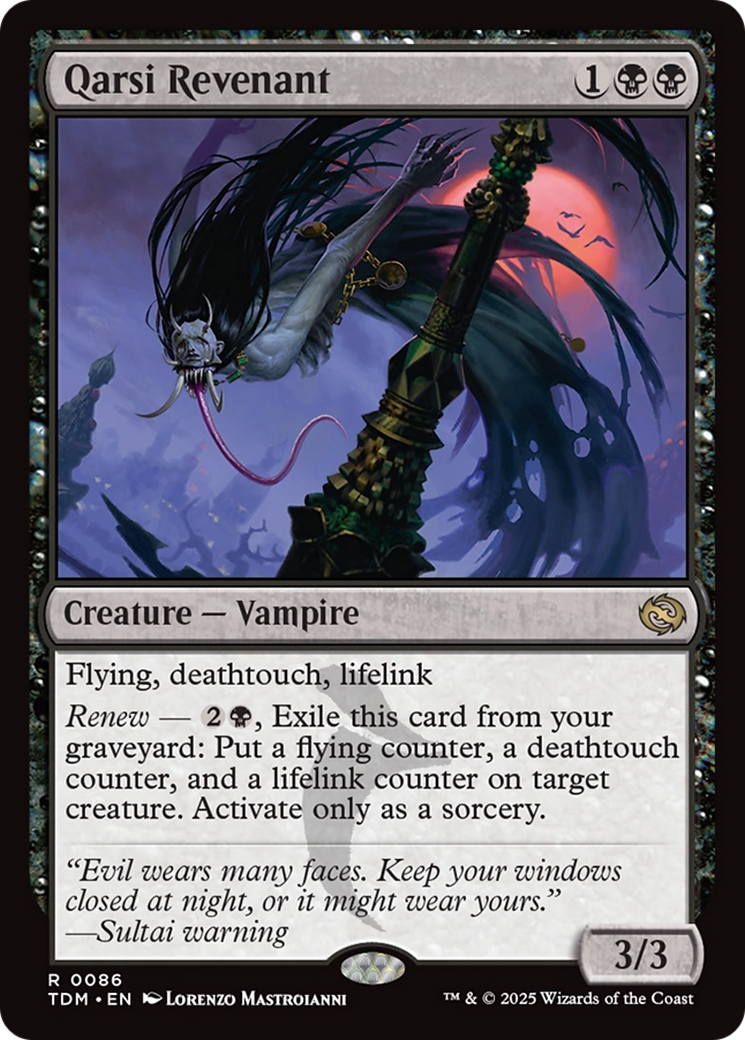 Image of Qarsi Revenant [Tarkir: Dragonstorm]