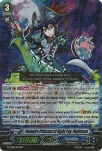 Image of Vampire Princess of Night Fog, Nightrose (RRR) (G-TD08/004EN) [Vampire Princess of the Nether Hour]