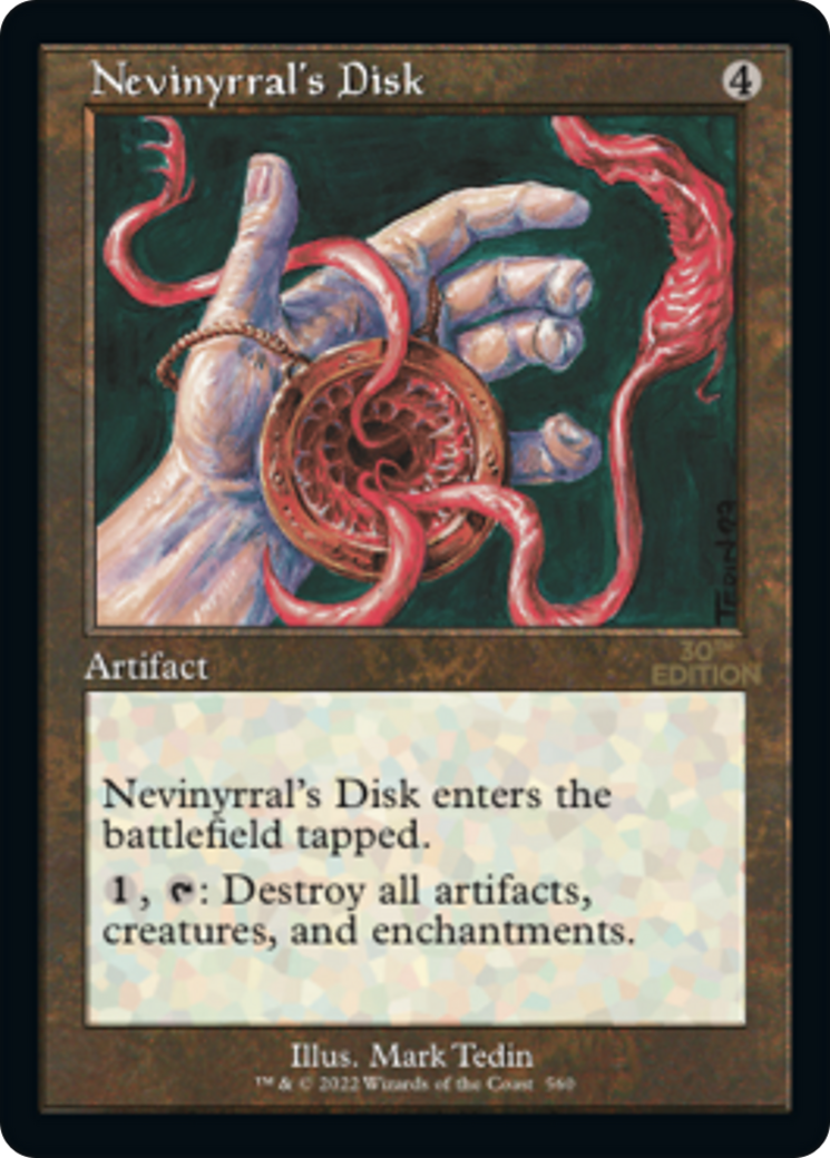 Image of Nevinyrral's Disk (Retro) [30th Anniversary Edition]