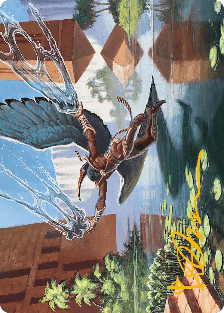Image of Nadu, Winged Wisdom Art Card (Gold-Stamped Signature) [Modern Horizons 3 Art Series]