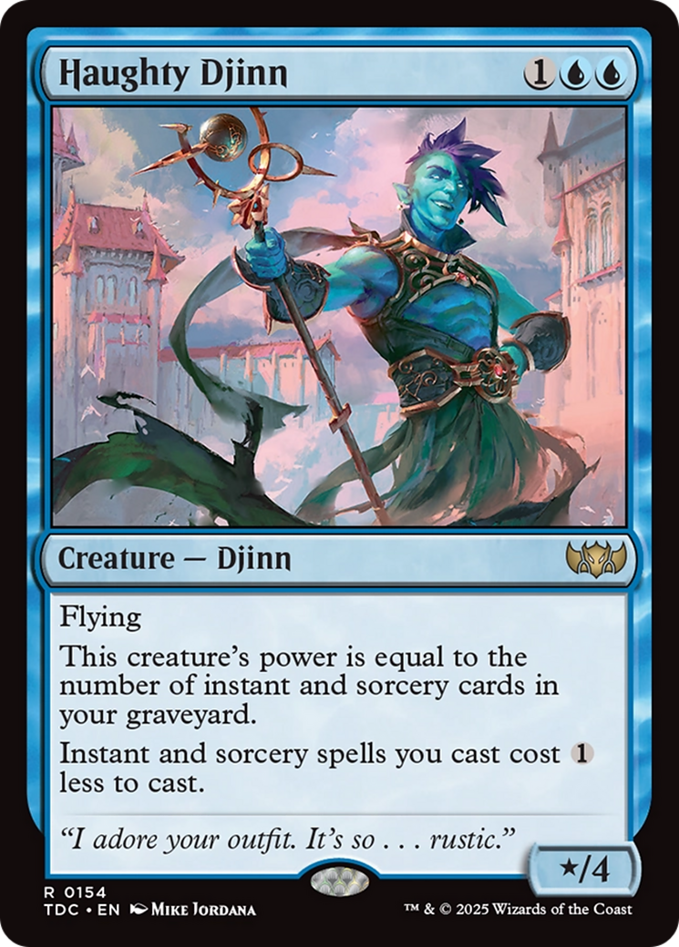 Image of Haughty Djinn [Tarkir: Dragonstorm Commander]