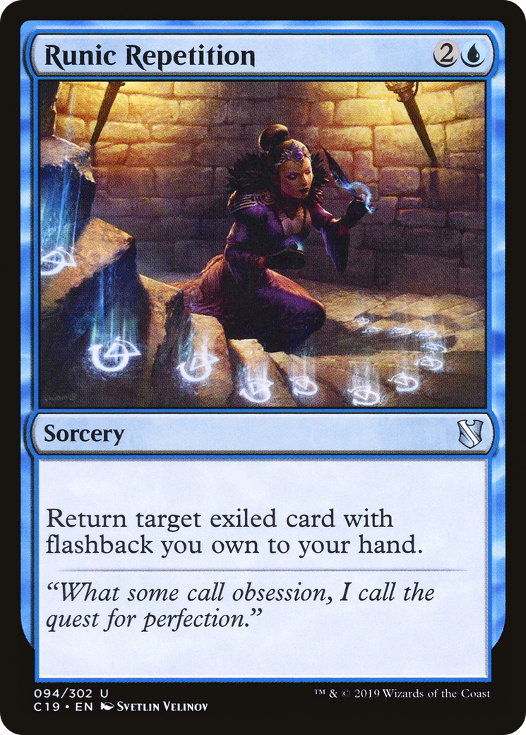 Image of Runic Repetition [Commander 2019]
