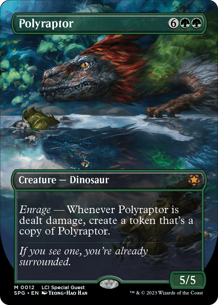 Image of Polyraptor (Borderless) [The Lost Caverns of Ixalan Special Guests]