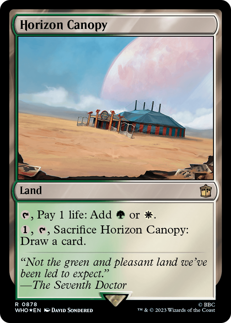 Image of Horizon Canopy (Surge Foil) [Doctor Who]