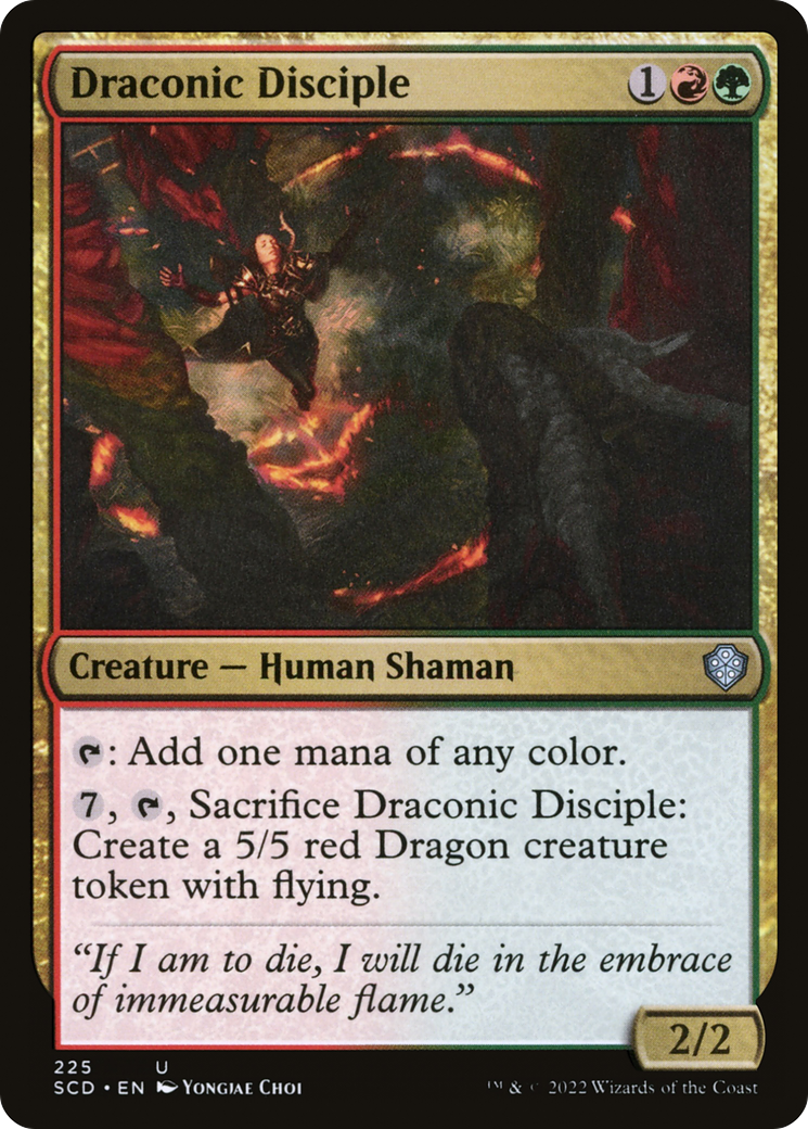 Image of Draconic Disciple [Starter Commander Decks]