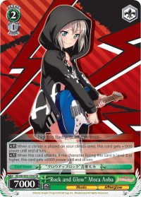 "Rock and Glow" Moca Aoba (BD/EN-W03-054S SR) [BanG Dream! Girls Band Party! MULTI LIVE]