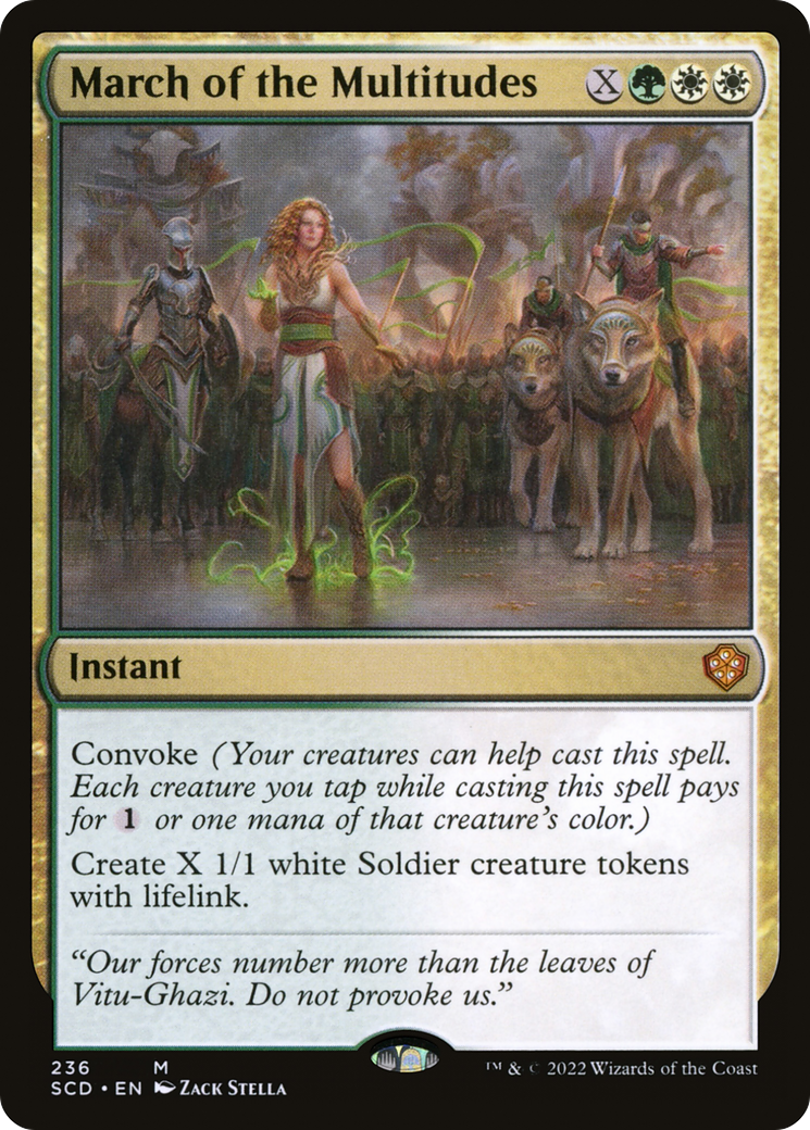 Image of March of the Multitudes [Starter Commander Decks]