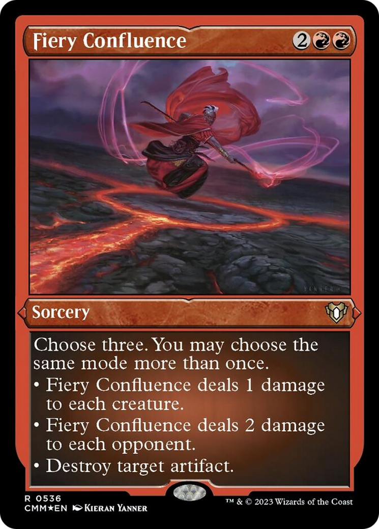 Image of Fiery Confluence (Foil Etched) [Commander Masters]