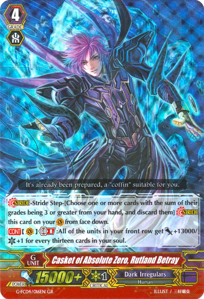 Image of Casket of Absolute Zero, Rutland Betray (G-FC04/016EN) [Fighters Collection 2017]